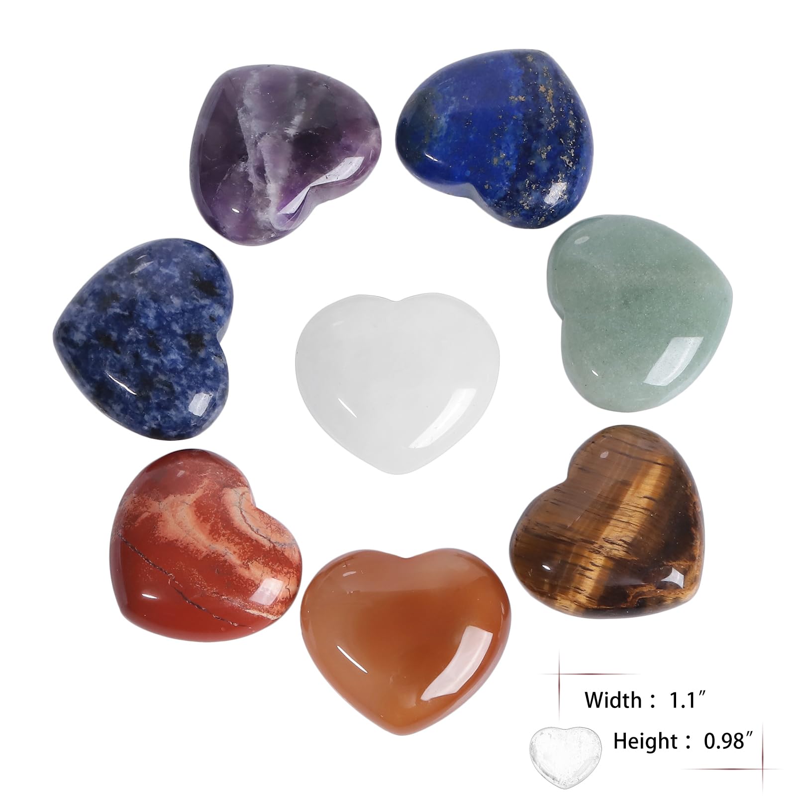 SUNYIK mini palm stones resting on desk as decor or paperweight