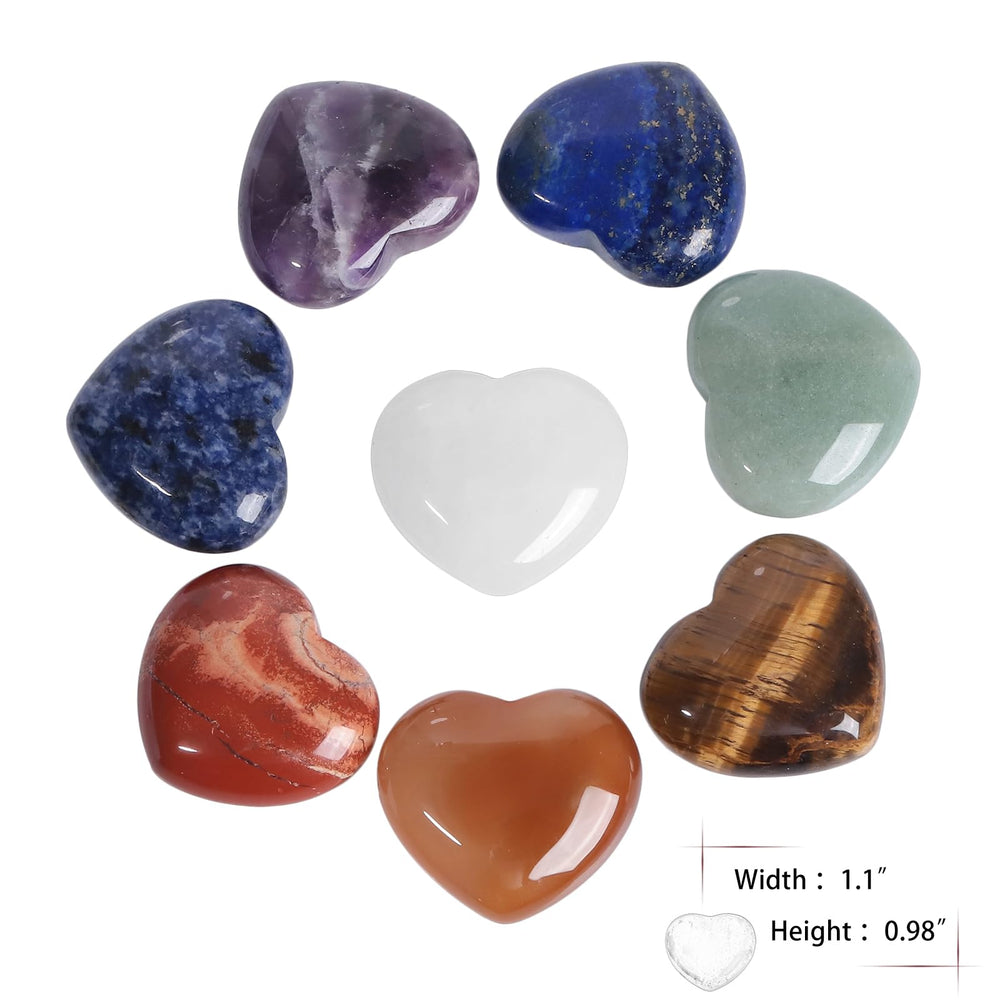 SUNYIK mini palm stones resting on desk as decor or paperweight