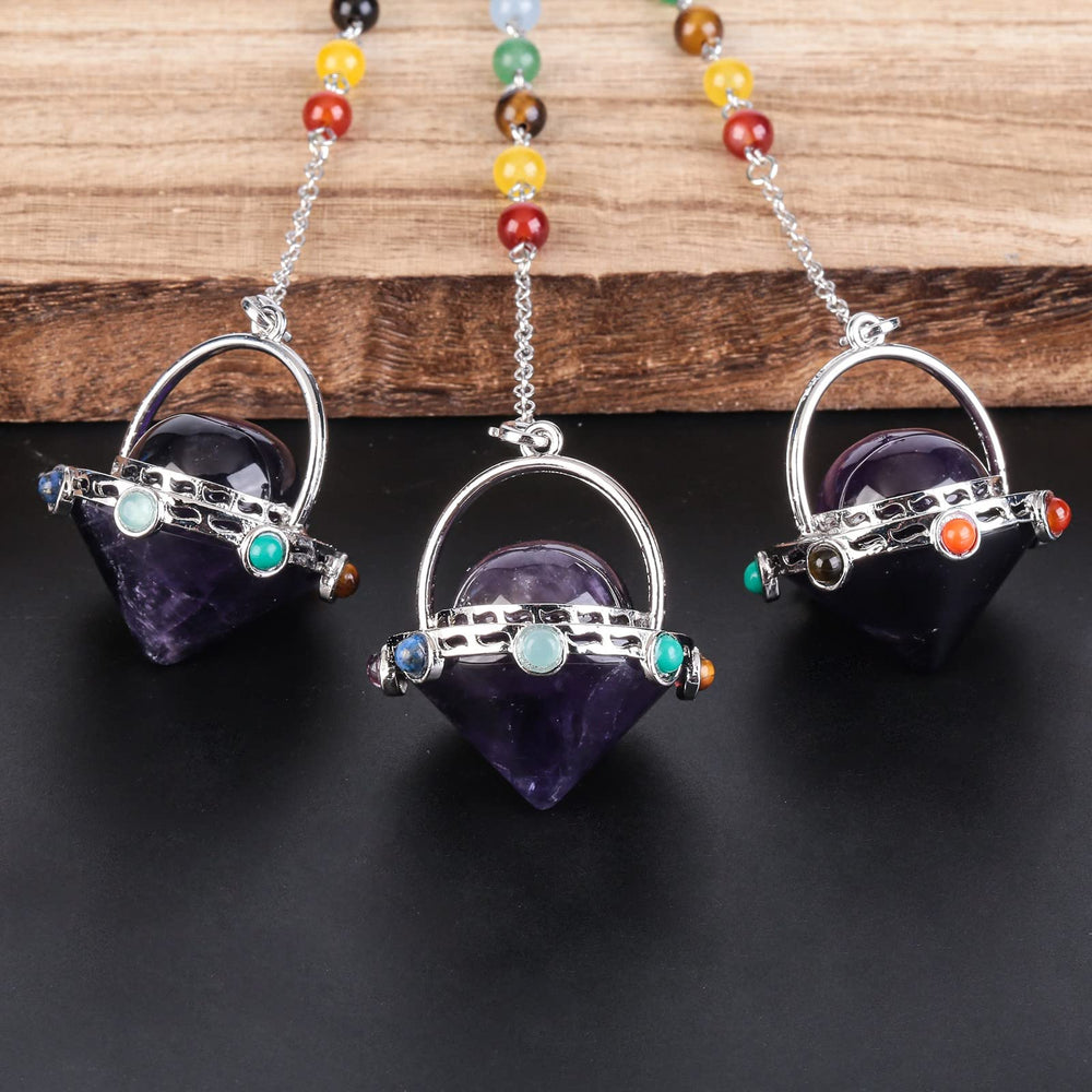 SUNYIK cone pendulum helps grounding during mindful sessions