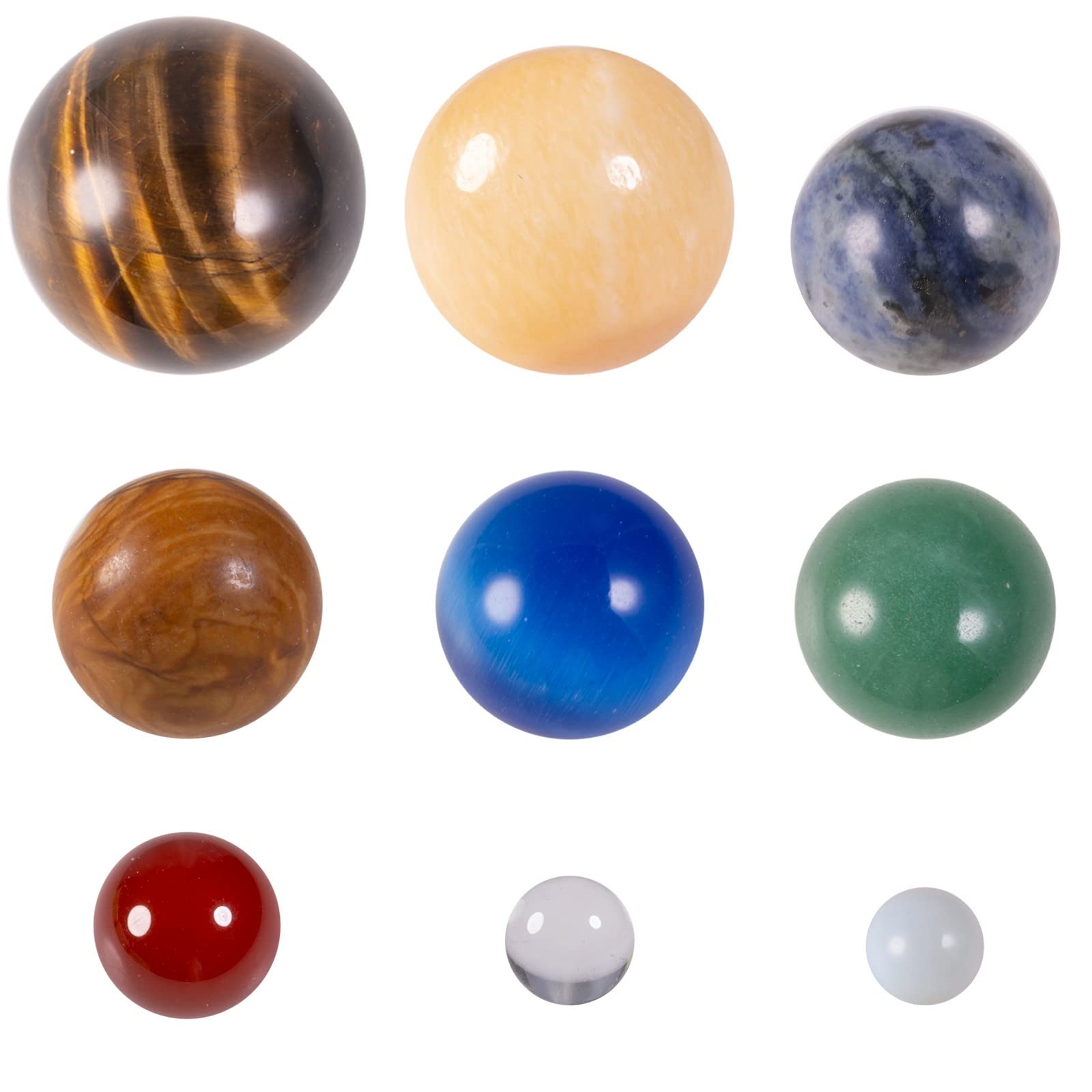 SUNYIK planet crystal beads collection offers a vibrant tabletop display and tactile texture.