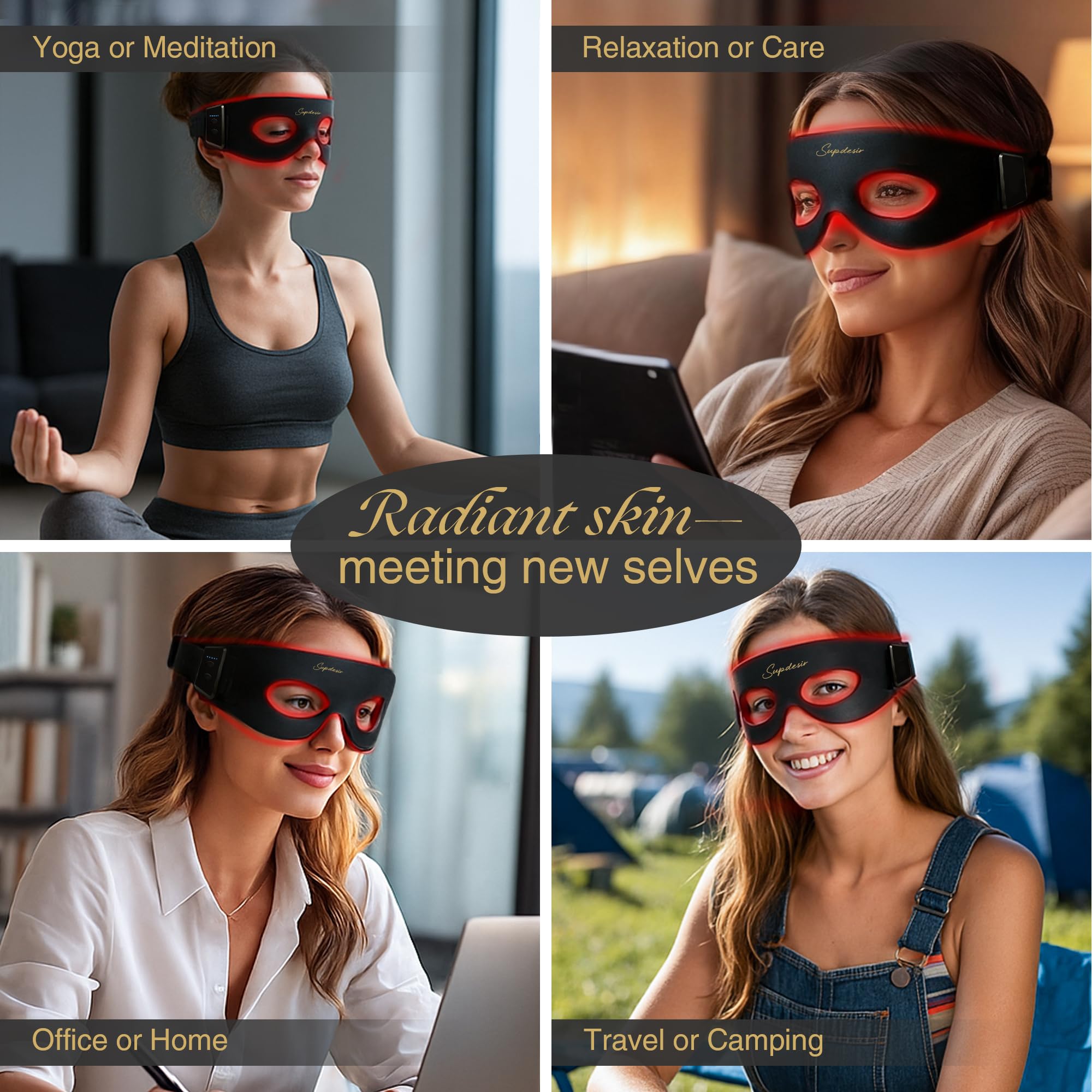 SUPDESIR complete eye care kit includes essential accessories.