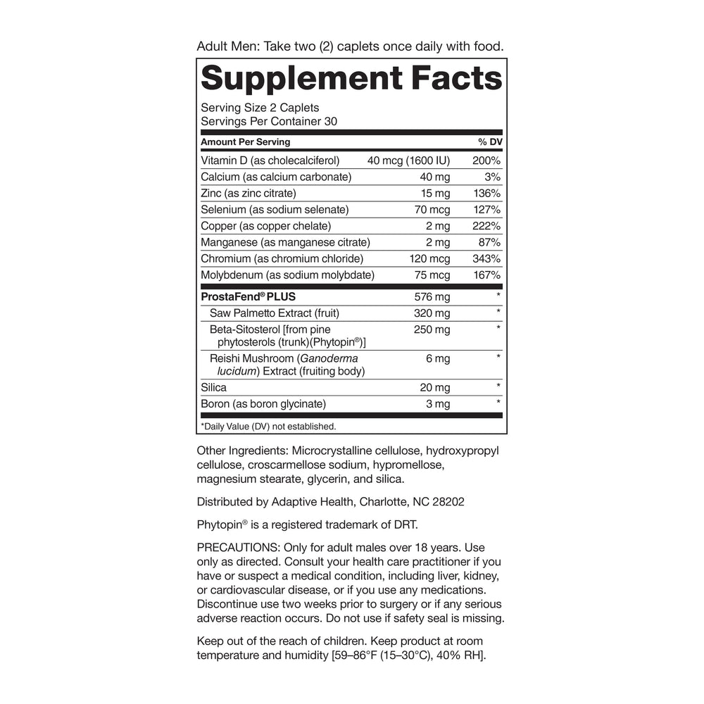 Serving-ready bottle showing daily use with SUPER BETA PROSTATE Advanced