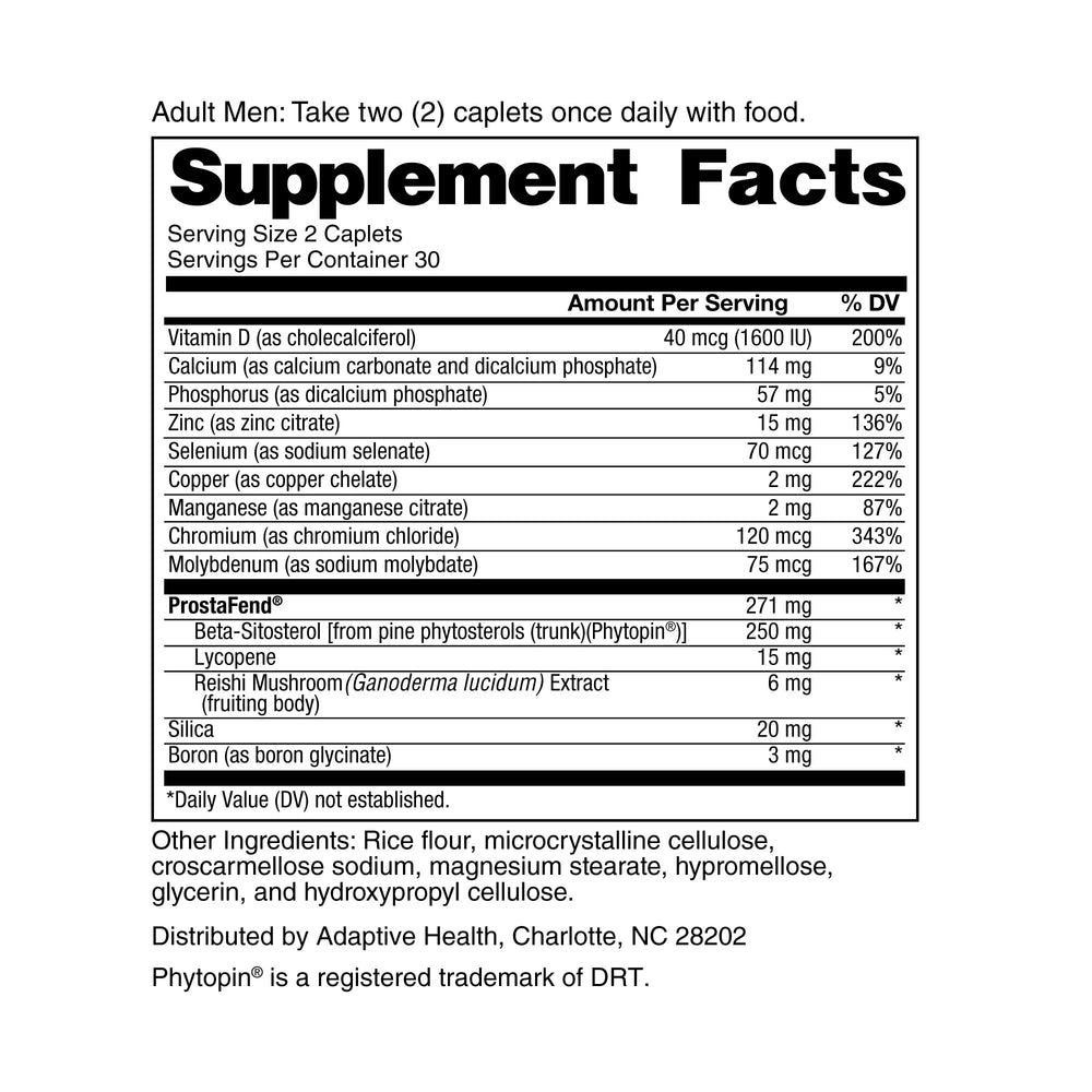 SUPER BETA PROSTATE Advanced reishi mushroom visual emphasizing adaptogenic ingredient.