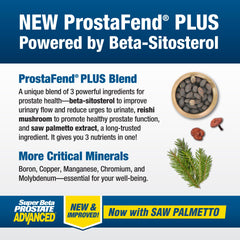 Vitamin D3, zinc oxide, and selenium in SUPER BETA PROSTATE Advanced