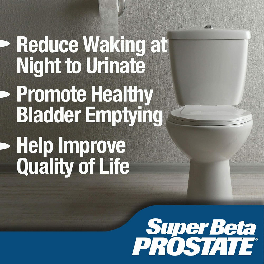 Closeup of Super Beta Prostate capsules highlighting texture and health support.