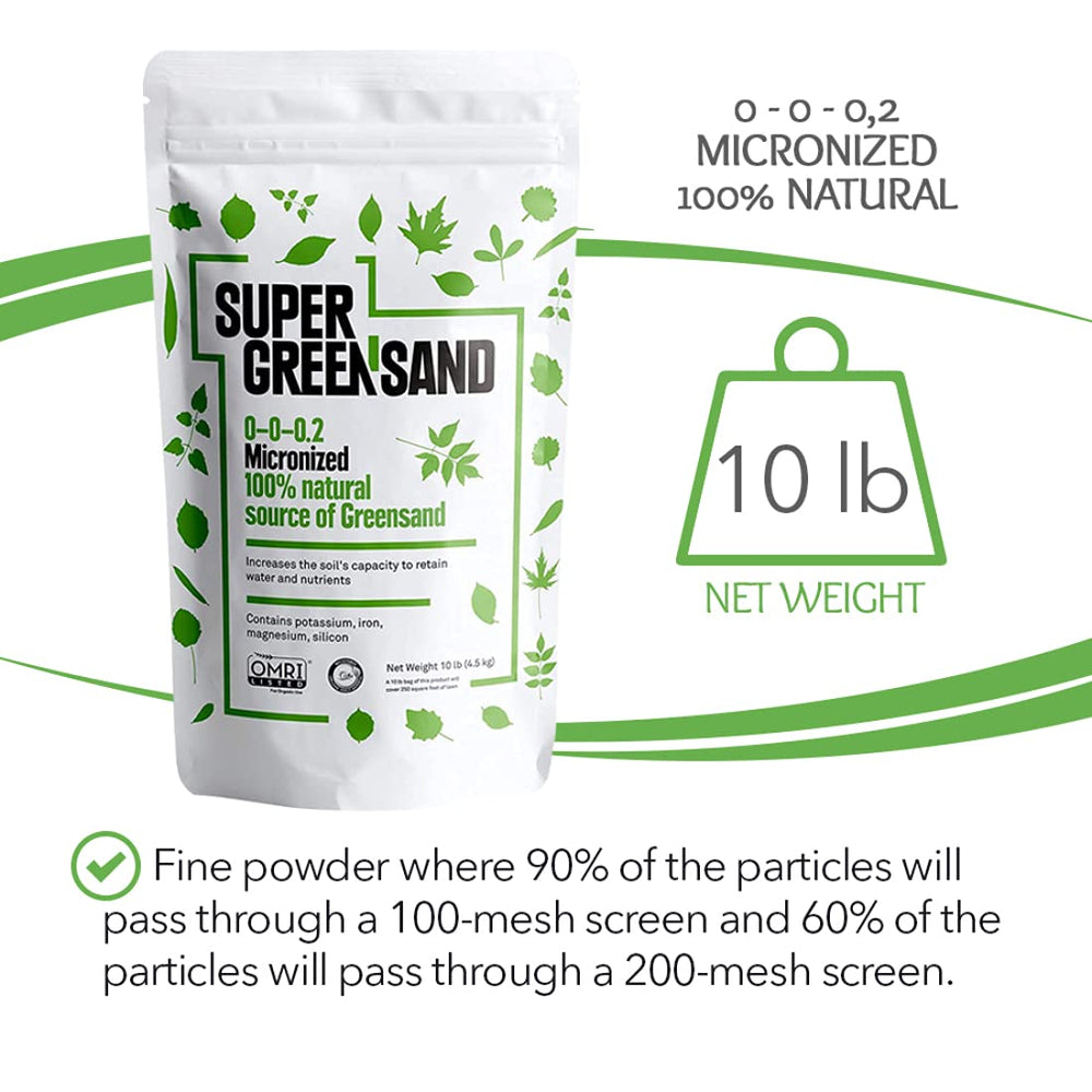 Label highlights 68 minerals and trace elements for nourished plants.