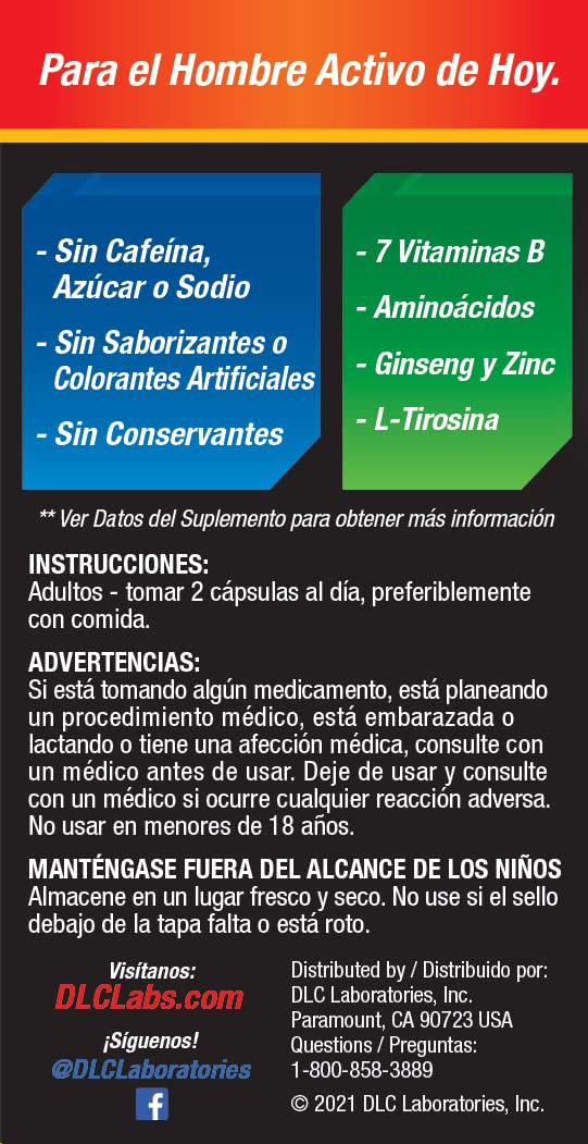 Super Macho nutrition label emphasizes high-potency zinc content.