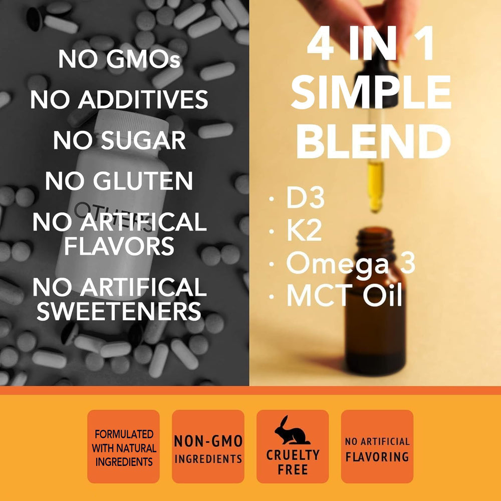Product label emphasizes non-GMO and USA-made quality and safety.