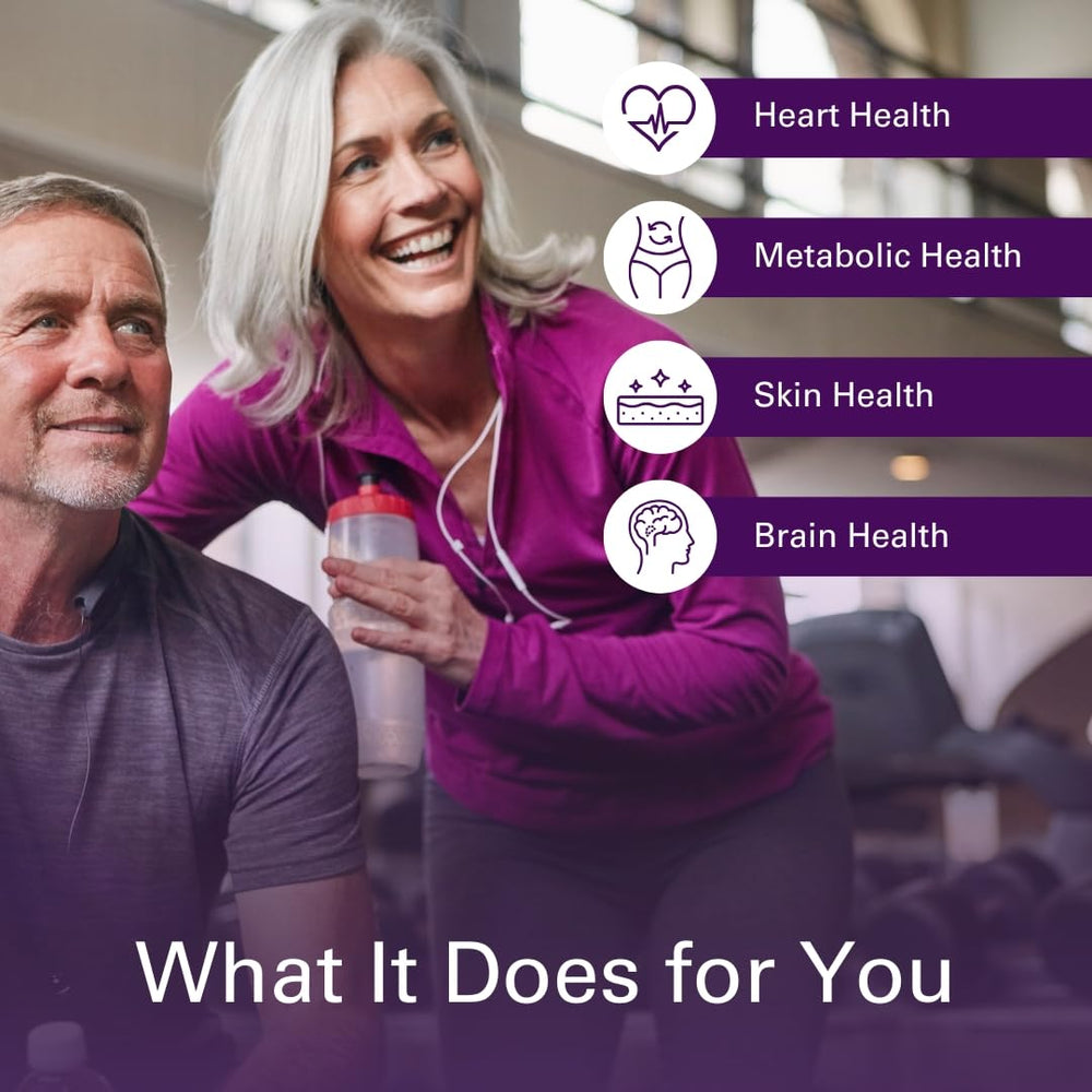 Trans-Resveratrol capsules by Super Natural Goods suggesting heart and immune health support