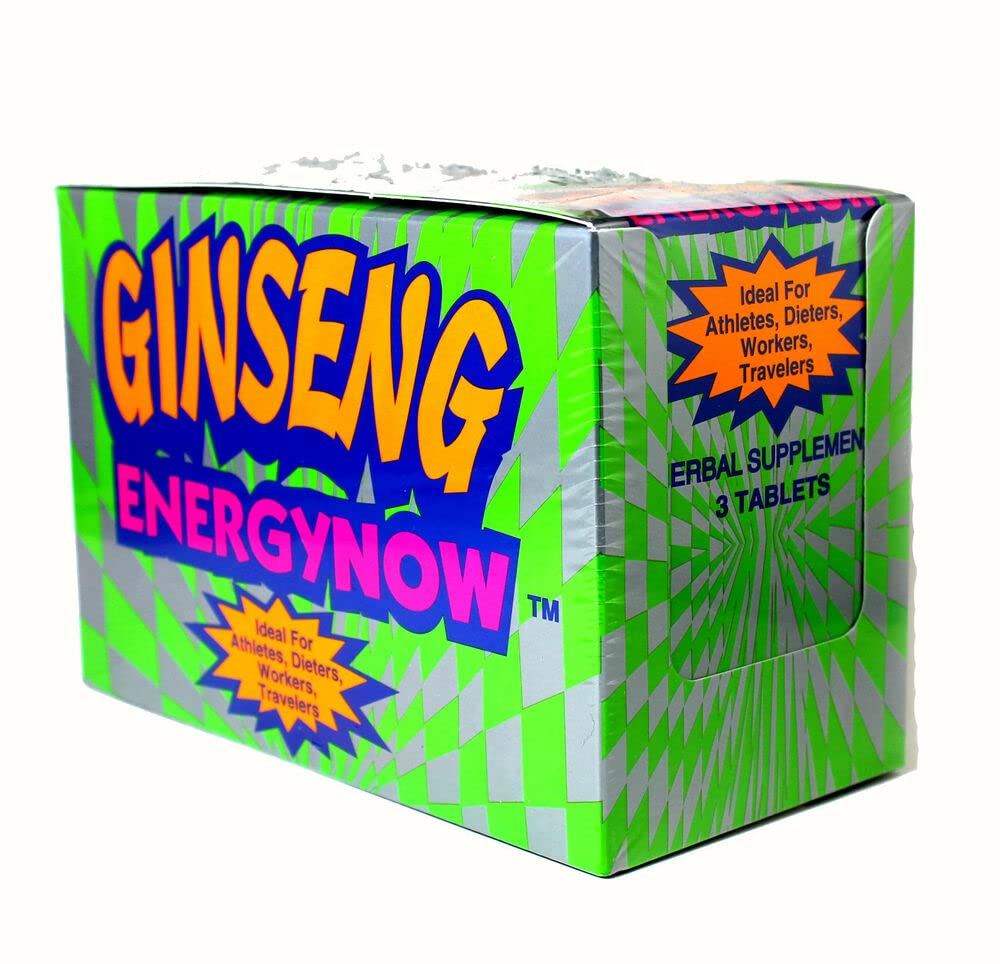 Super-Skin Energy Now ginseng bottle with 72 tablets for on-the-go energy support