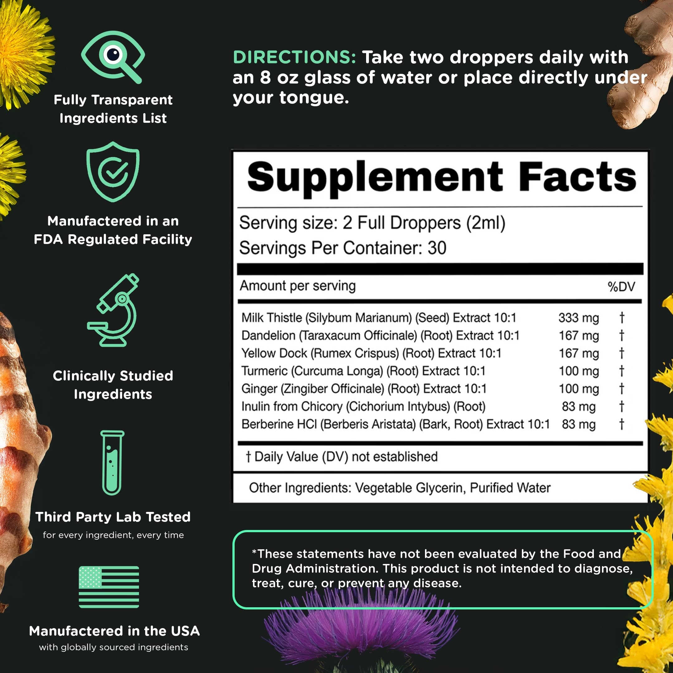 SuperBonsai Super Liver dropper-tip delivers smooth, mild taste.