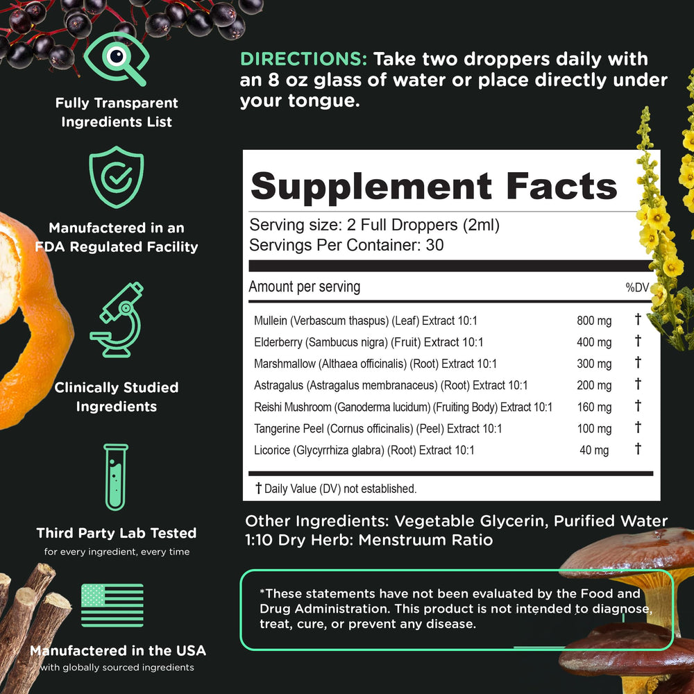 Tangerine peel and licorice root brighten flavor and daily use