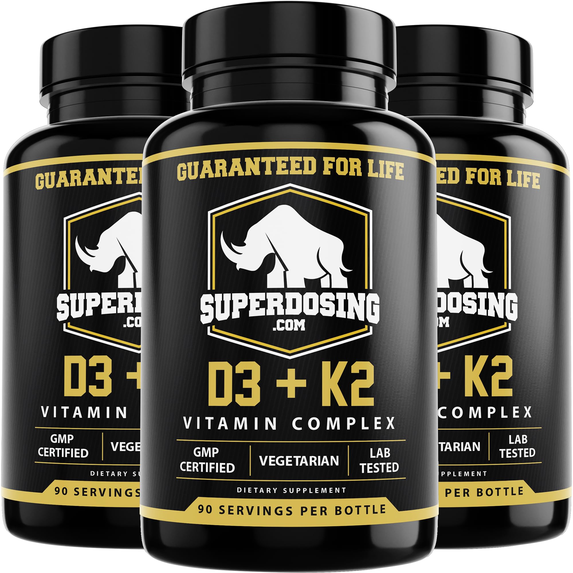 SuperDosing D3K2 bottle for daily wellness and easy use