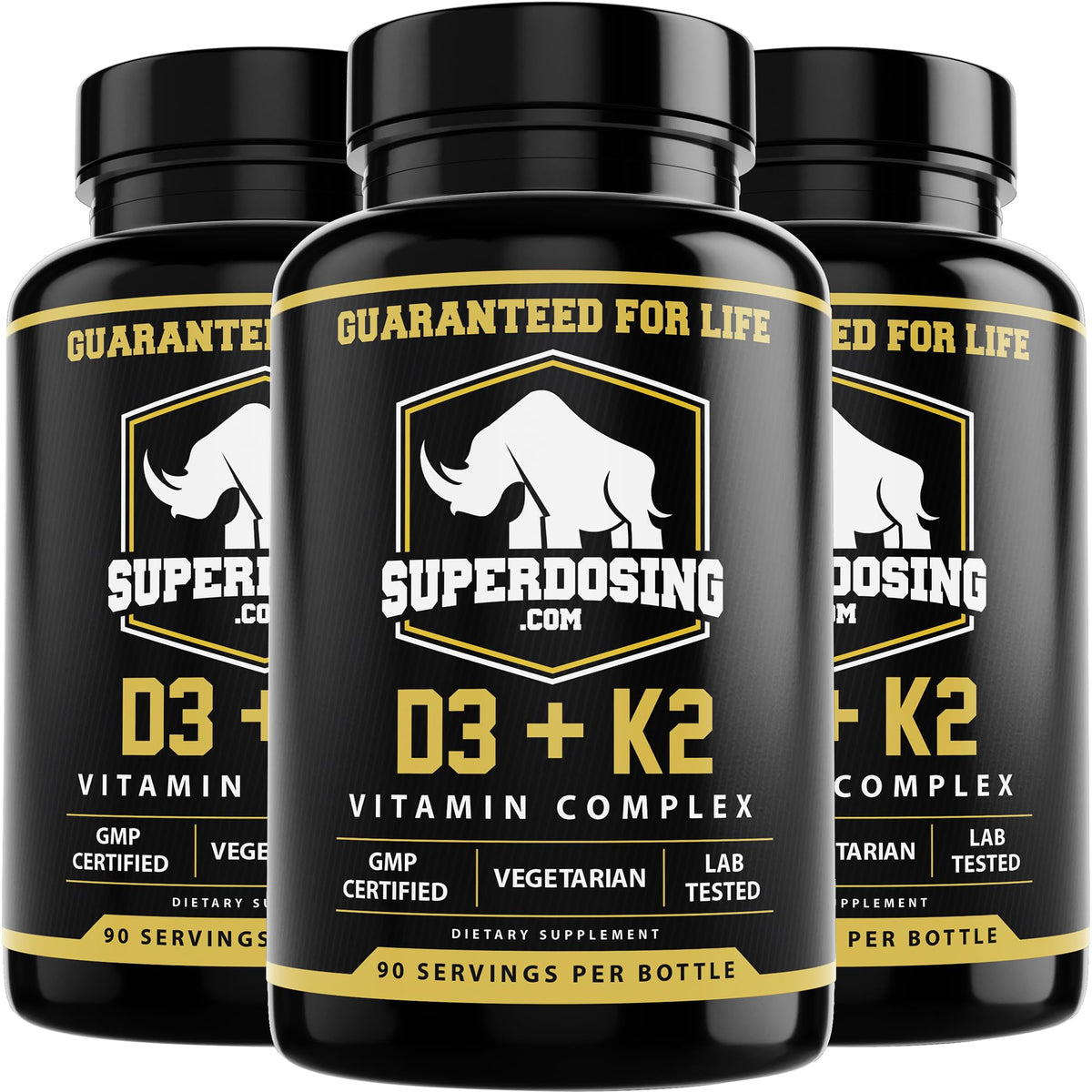 SuperDosing D3K2 bottle for daily wellness and easy use