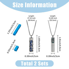 SUPERFINDINGS black diffuser necklace with changeable pads for versatile scents