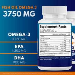 Superfood MD burpless softgels close-up showing no fishy aftertaste.
