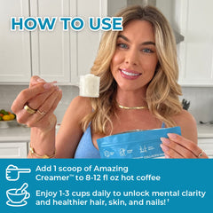 Hyaluronic acid-enhanced creamer supports moisture and appearance in coffee.
