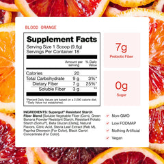 Glass of prepared blood orange drink ready for daily use.
