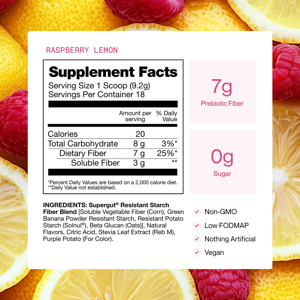 Supergut GLP1 Daily Support dissolving in water for a refreshing, fiber-rich boost