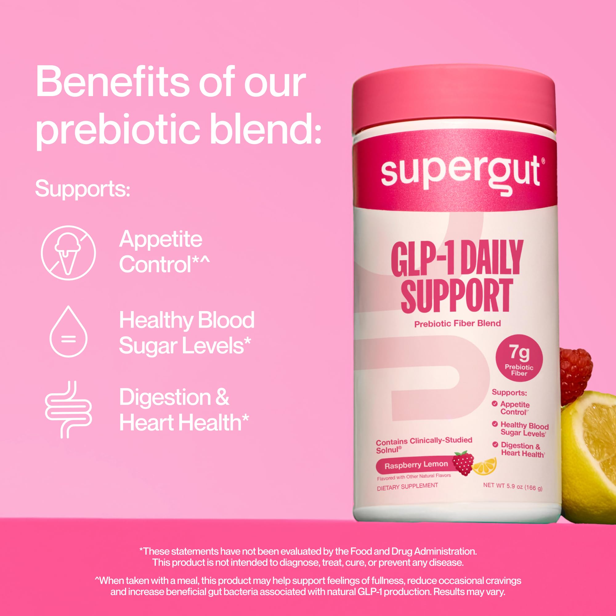 Supergut GLP1 Daily Support measuring scoop ideal for accurate daily fiber intake