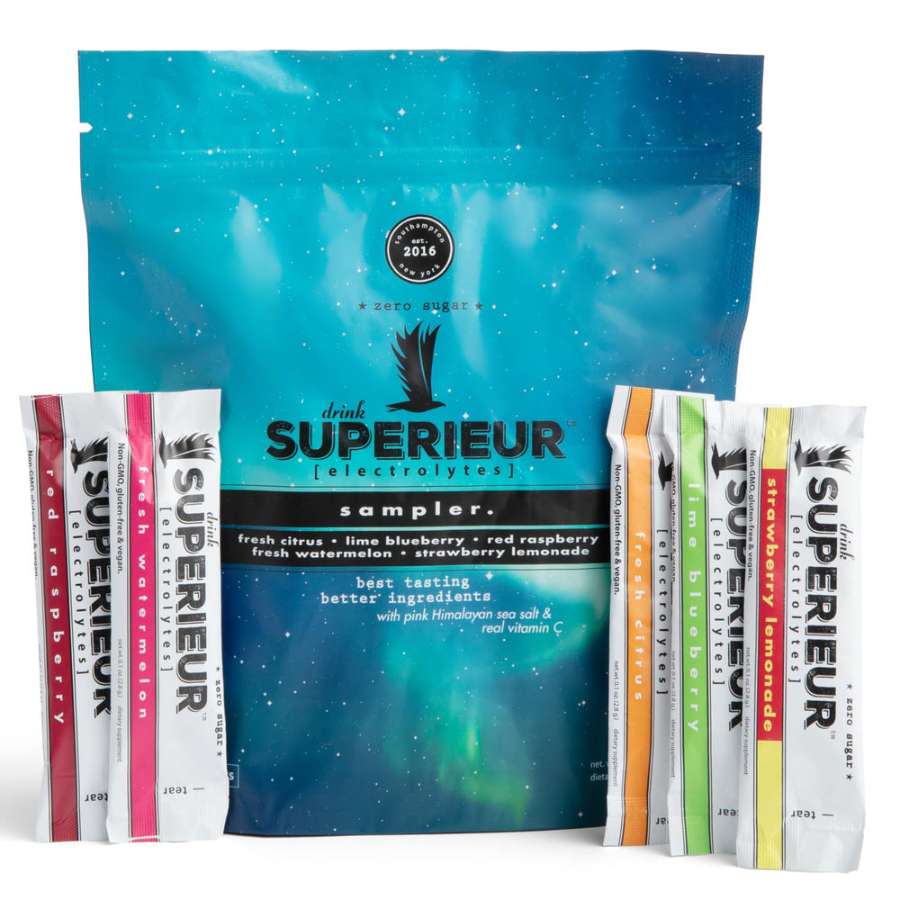 Superieur Citrus electrolyte packet for on-the-go hydration and refreshing flavor