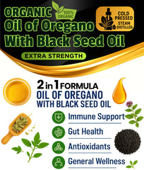 SUPERIOR FULVIC HUMIC X935 black seed oil in amber bottle with premium aroma for blends