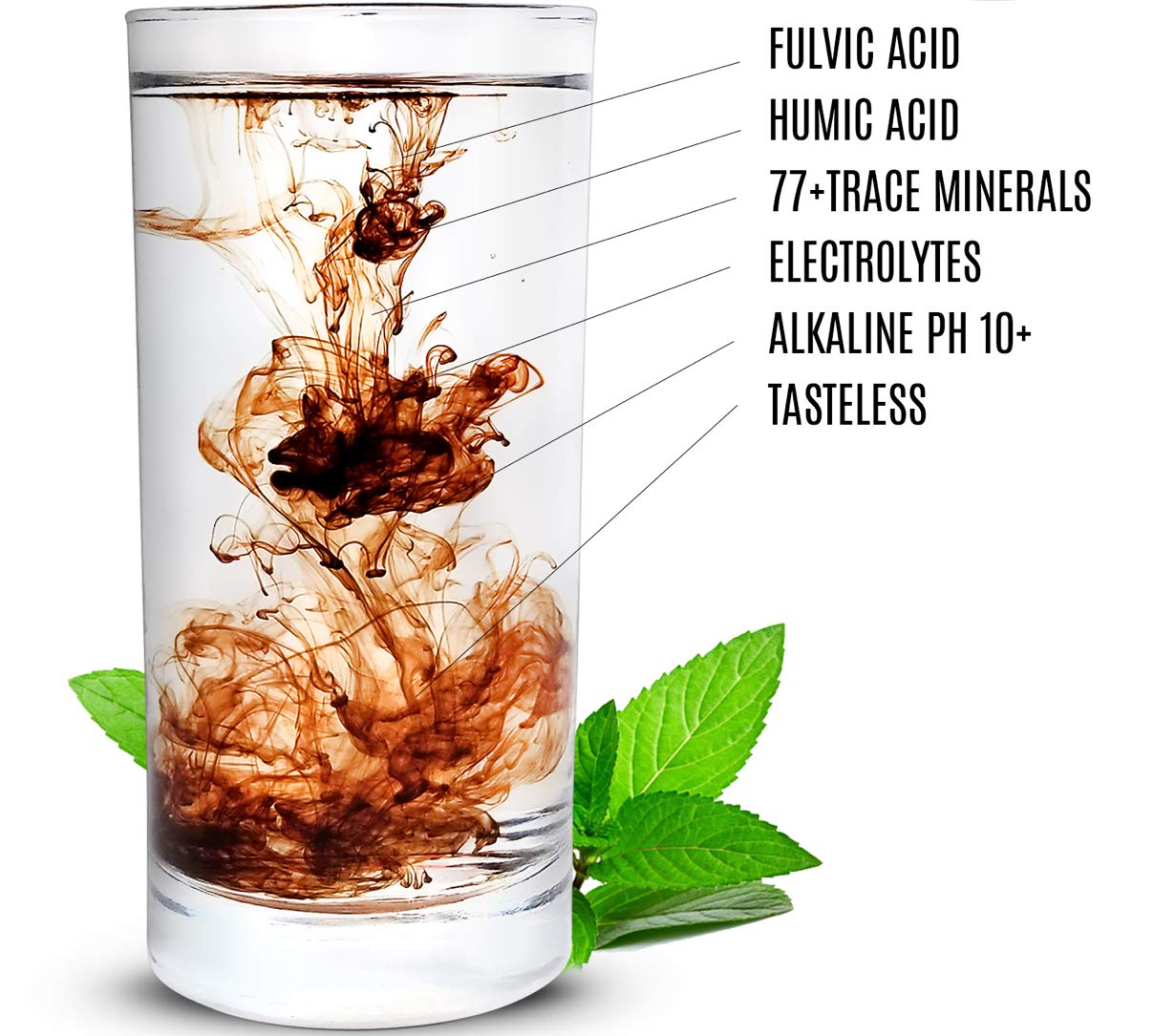 Glass of water with X935 for enhanced hydration.