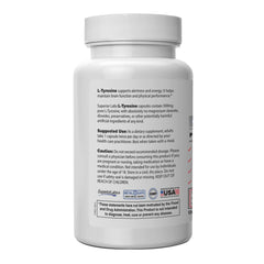 Superior Labs L-Tyrosine capsules close-up shows easy daily use