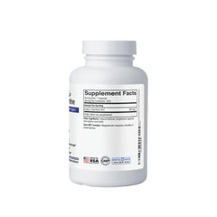 Label close-up shows purity and non-GMO promise for daily support.