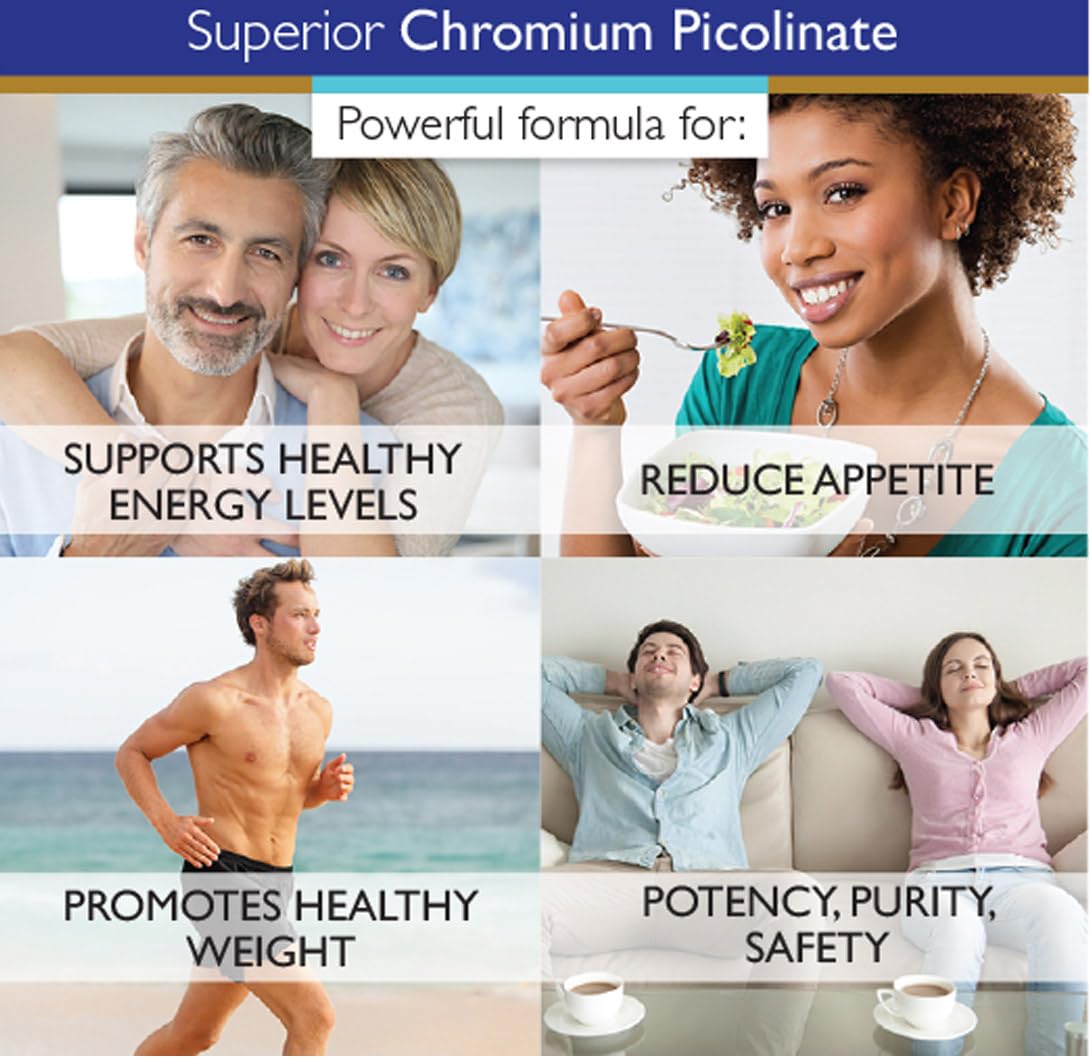 Caps dispense scene of Superior Labs Chromium Picolinate capsules
