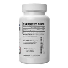Close view of Superior Labs Chromium Picolinate label highlighting non-GMO purity