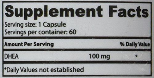 Superior Labs DHEA bottle front view with clean design.