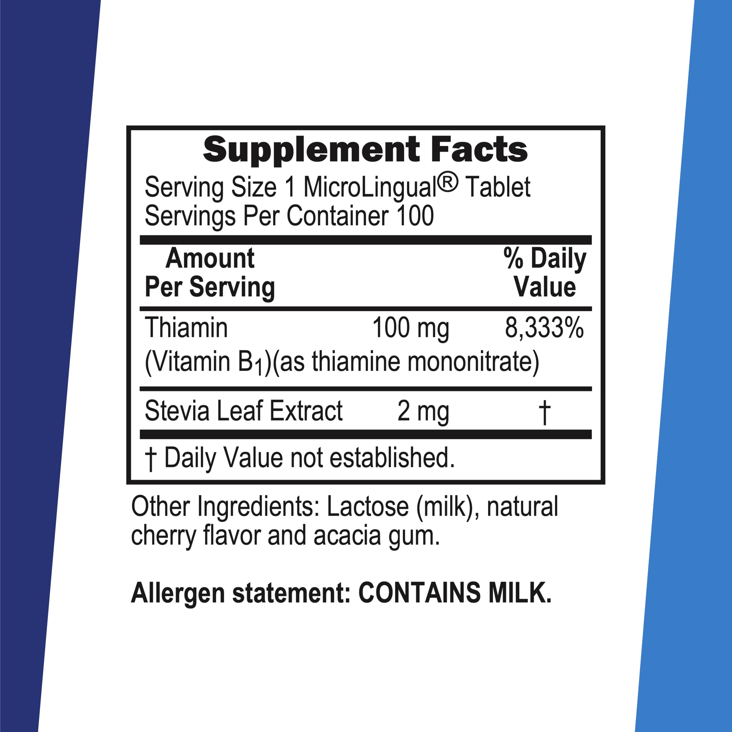 Superior Source B-1 tablets melting on the tongue for easy intake