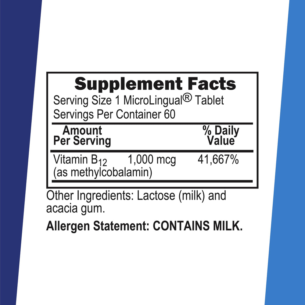 Superior Source B-12 1000 mcg dissolving tablet highlights convenient daily boost.