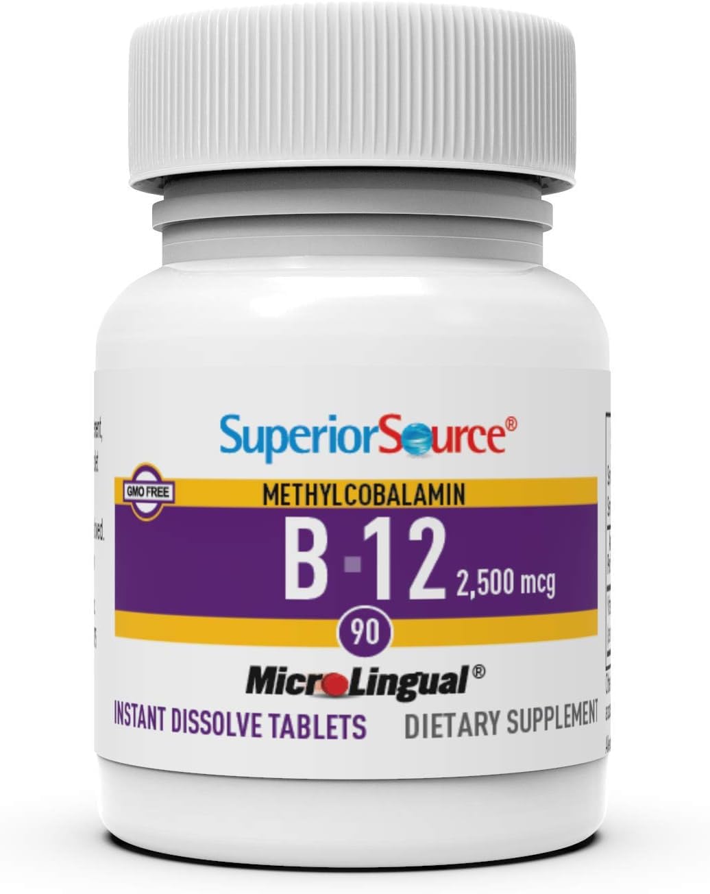 Rapid-dissolve methylcobalamin B12 tablet from Superior Source