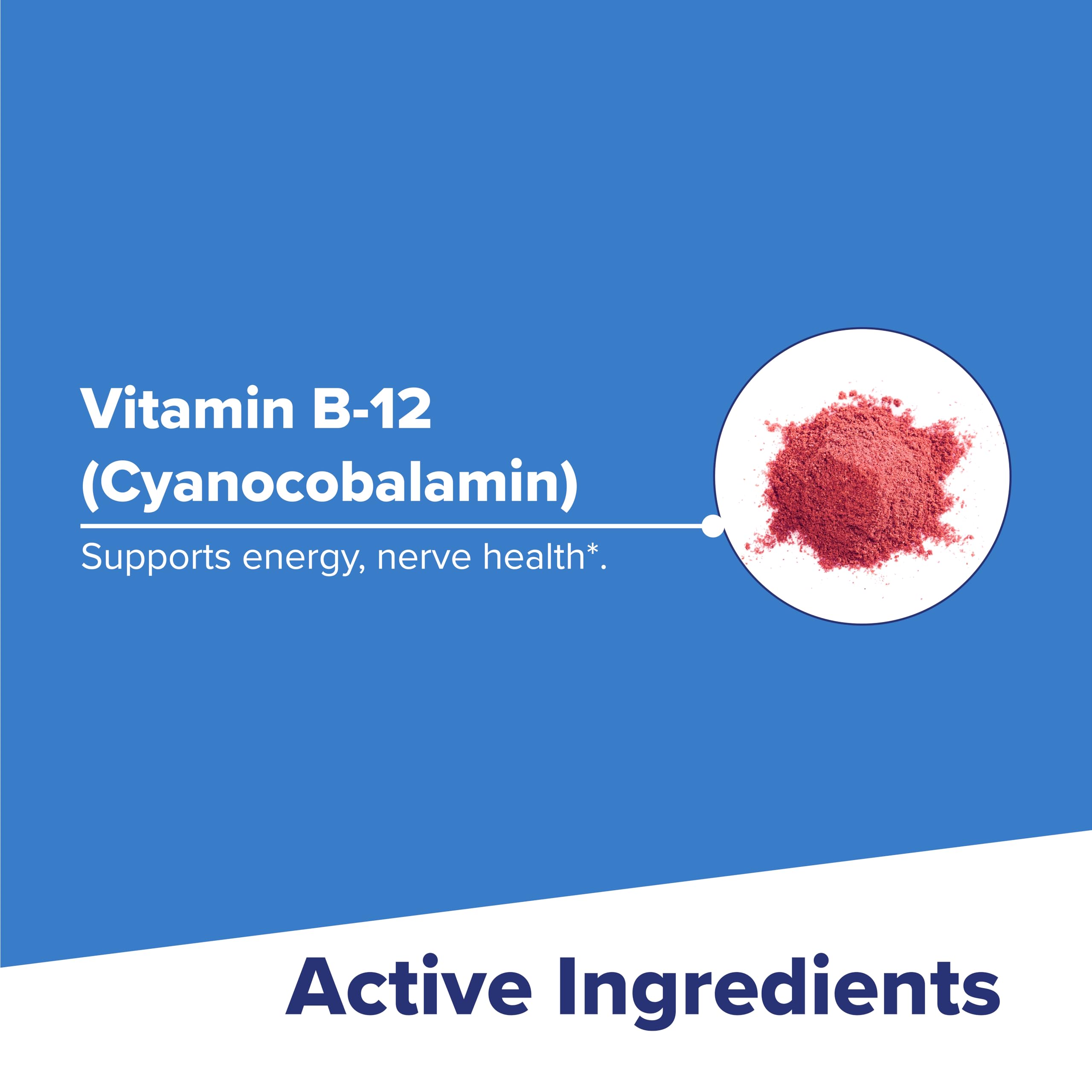 Senior-friendly B-12 dissolvable tablets by Superior Source.