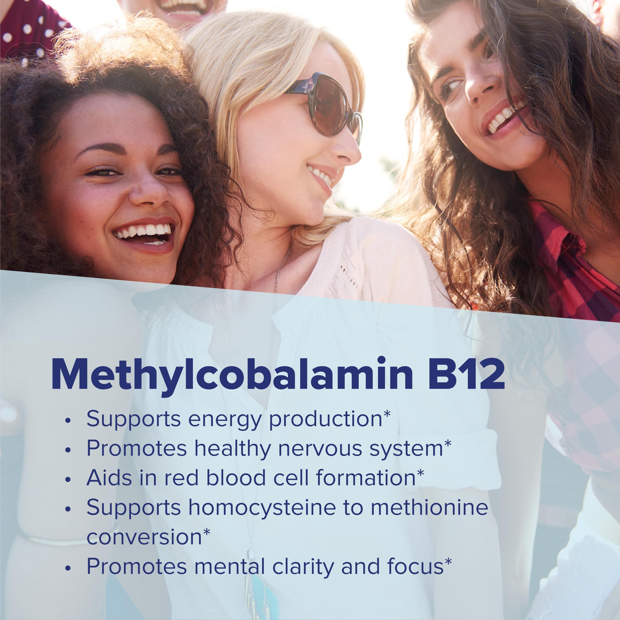 Superior Source B-12 tablet packaging front emphasizes clean, non-GMO formula.