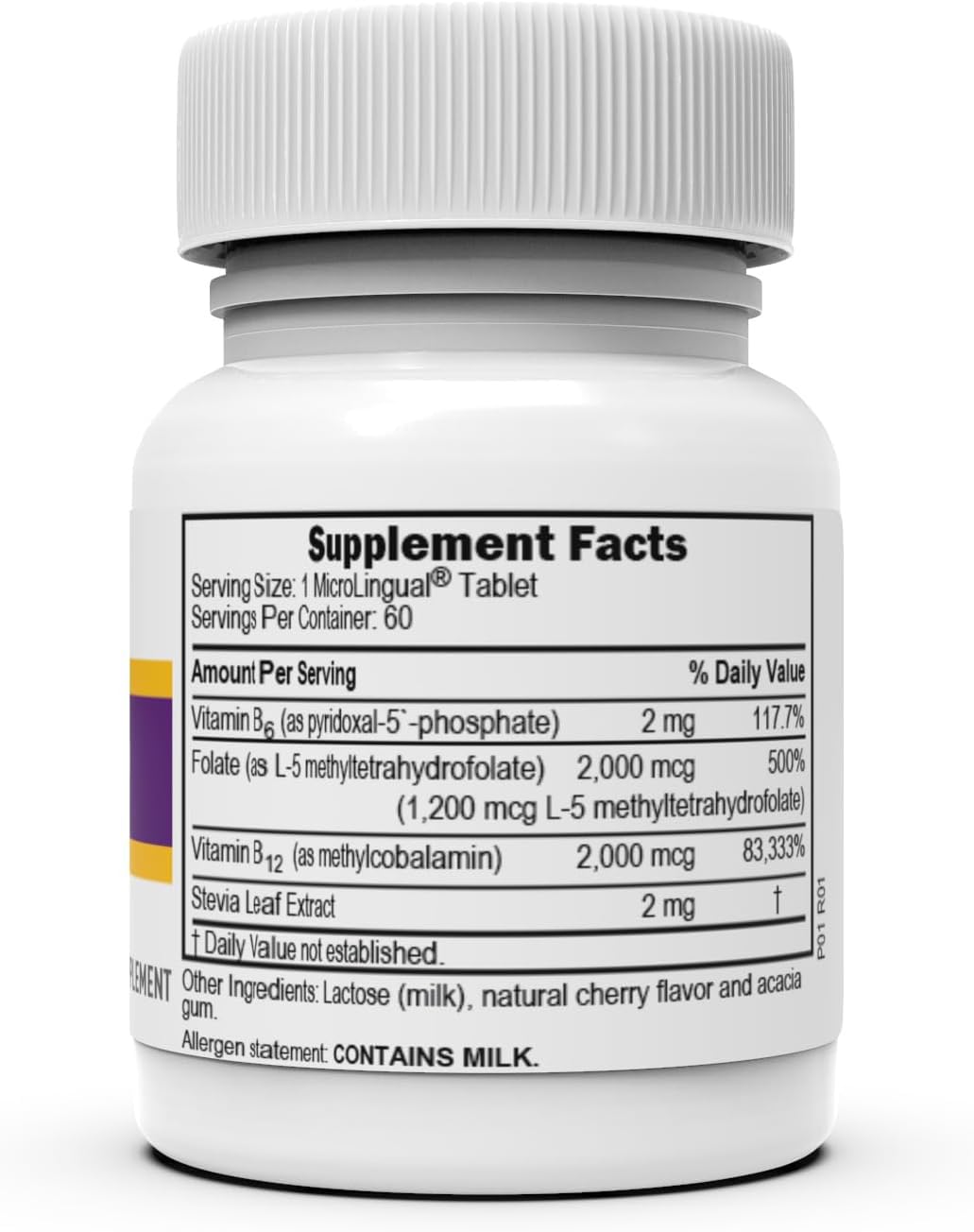 Superior Source B6 and methylfolate tablet supports energy metabolism and cellular production.