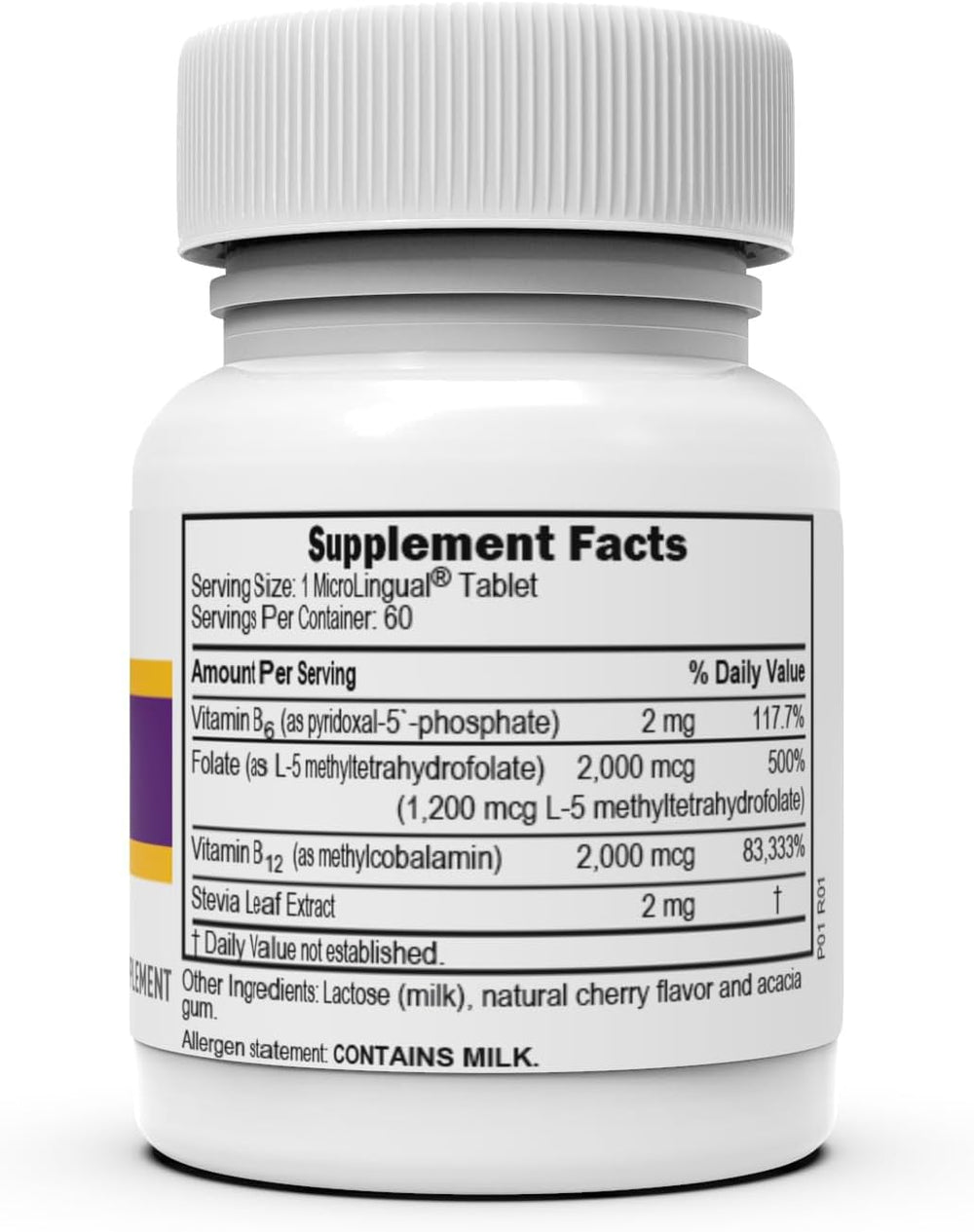 Superior Source B6 and methylfolate tablet supports energy metabolism and cellular production.