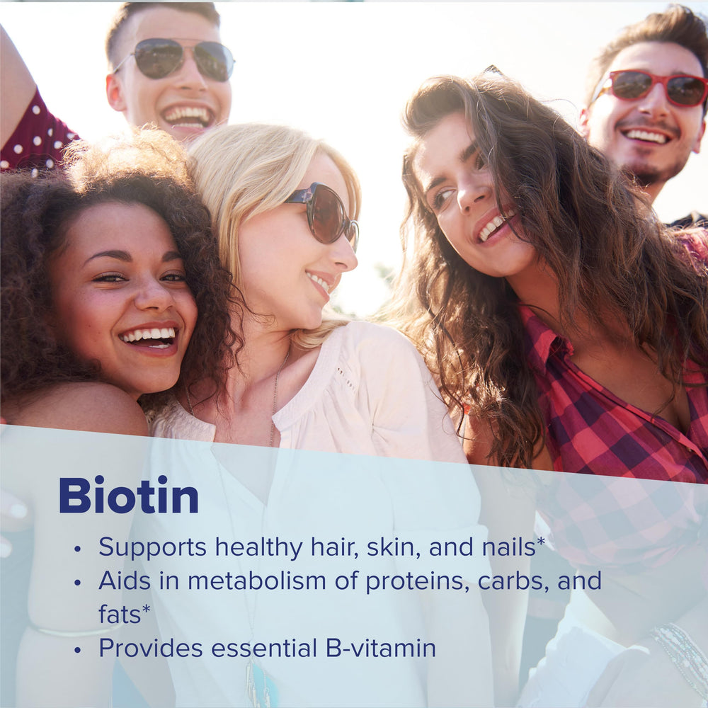 Packaging and tablet display of Superior Source Biotin