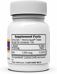 Superior Source Biotin compact bottle ideal for on-the-go use