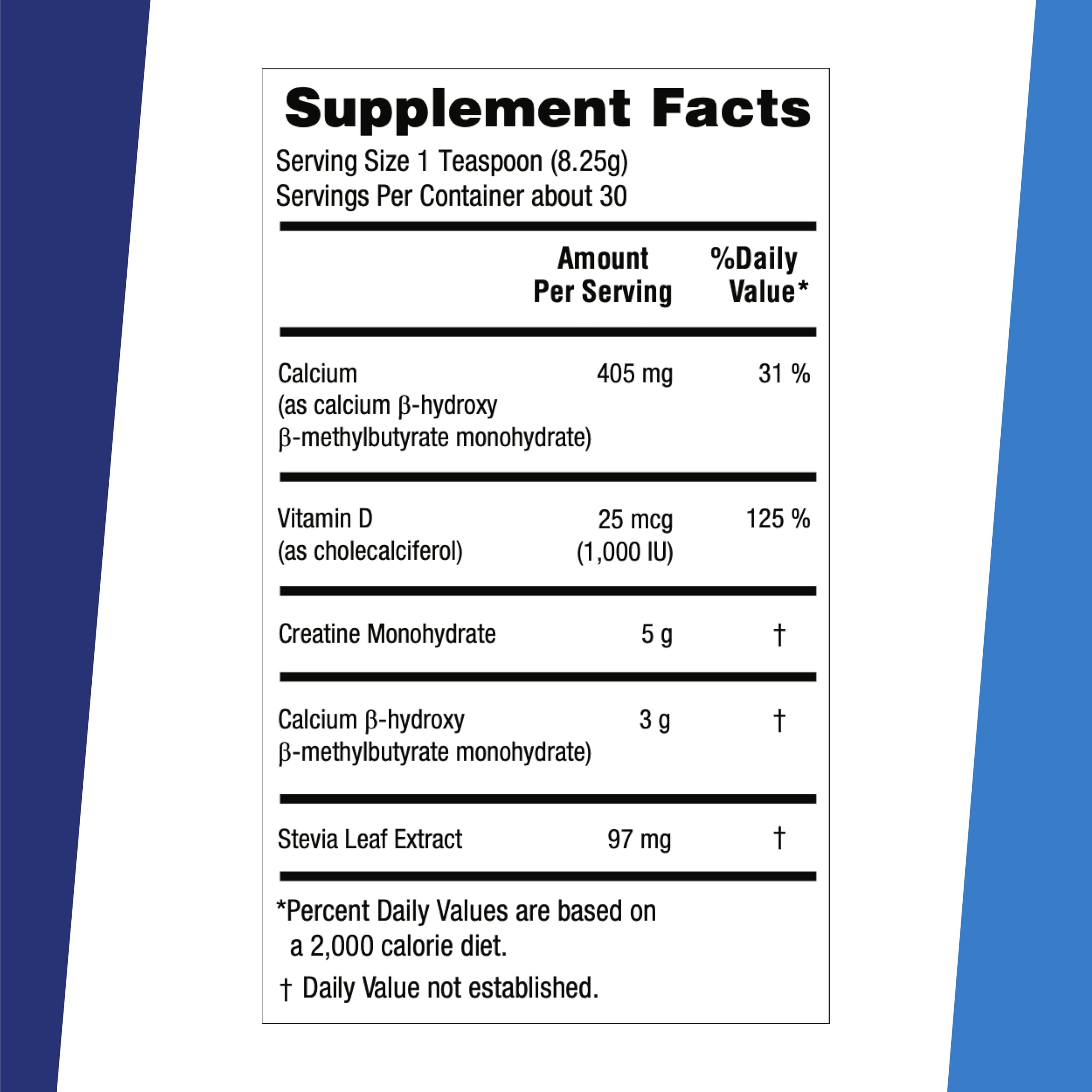 Superior Source Creatine HMB scoop displays precise 5 g creatine and 3 g HMB per serving.