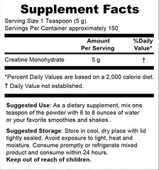 Superior Source Creatine Monohydrate being poured into a shaker for easy mixing.