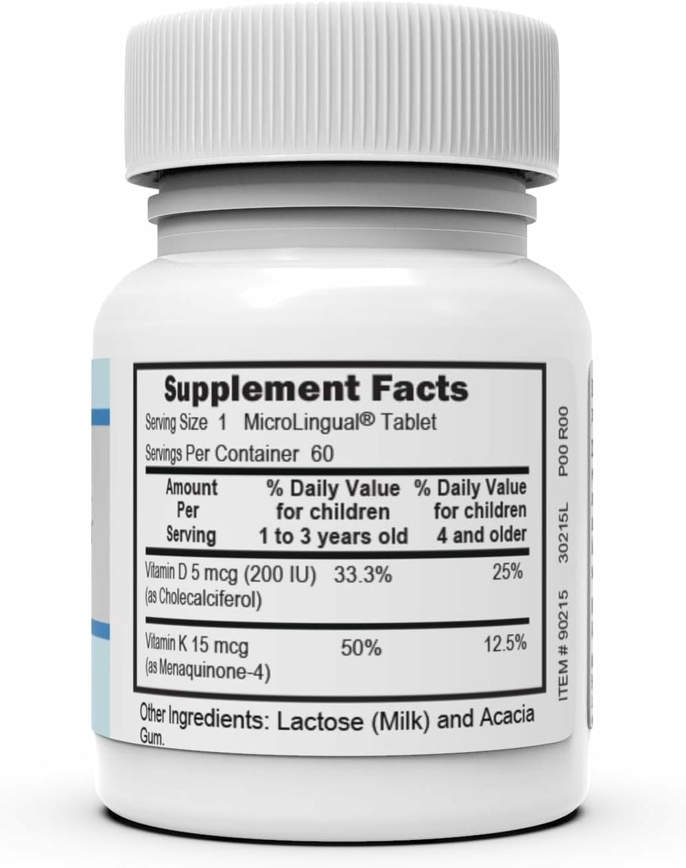 Dissolving microLingual tablet from Superior Source Kid's D3 & K2