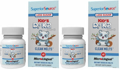 Superior Source Kid's D3 & K2 tablet on tongue for easy daily use