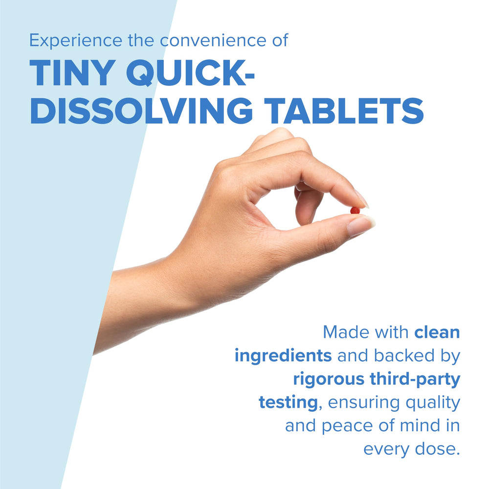 Superior Source No Shot B12 tablet under the tongue for fast uptake