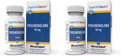 Superior Source Pregnenolone 50 mg bottle front view for easy daily use