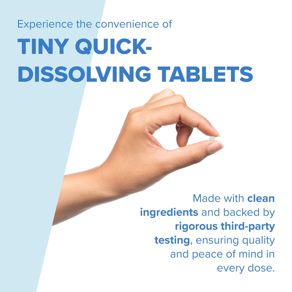 Superior Source Selenium immune support tablets on display for convenient daily use