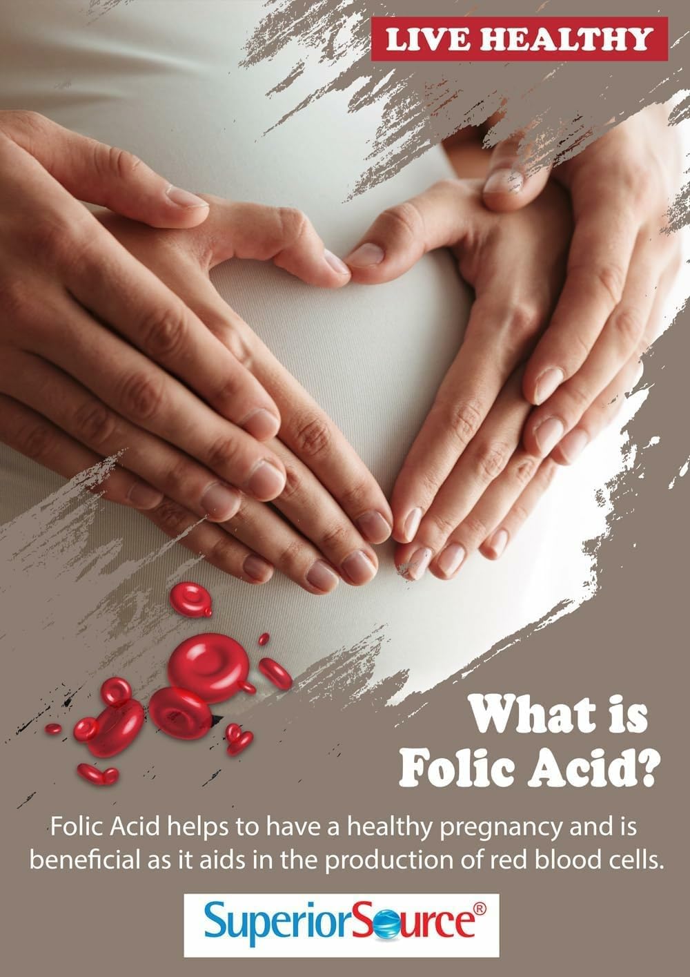 Brand story image communicates decades of sublingual vitamin expertise.