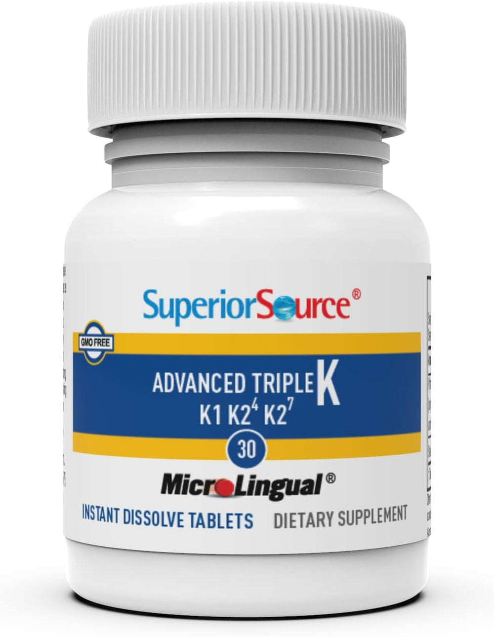 Superior Source Triple K formulation image highlighting K1 and K2 blend.
